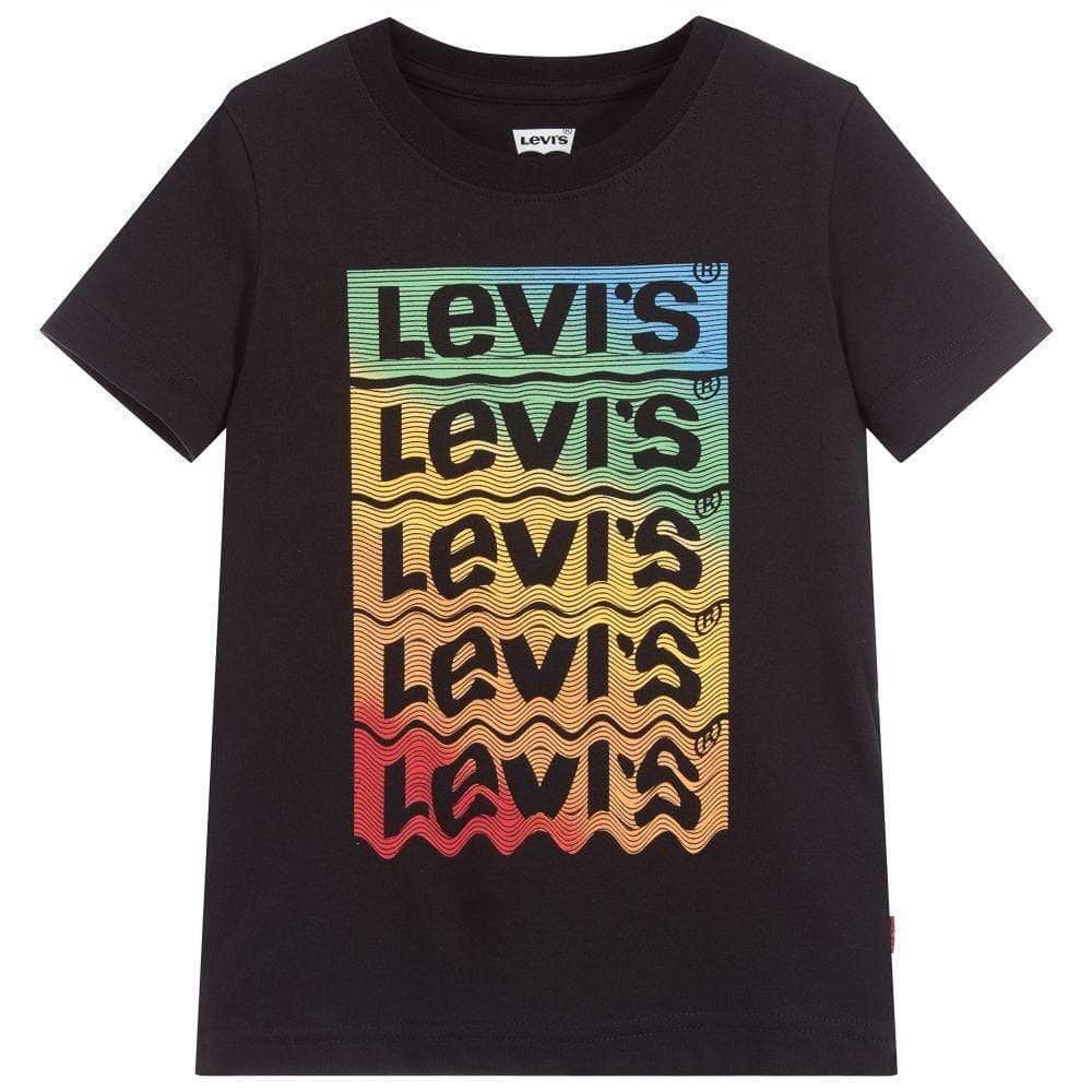 Levis Kids SS GRAPHIC TEE SHIRT - Black