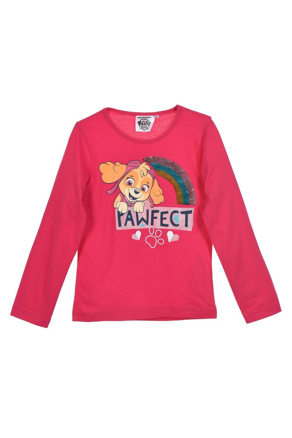 Paw Patrol Vendbare Paljetter T-skjorte - Rosa - Nyhet!