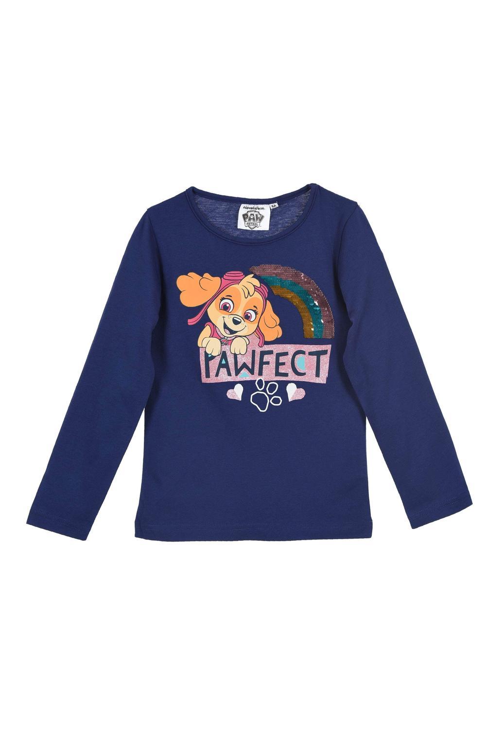 Paw Patrol Vendbare Paljetter T-skjorte - Blue - Nyhet!