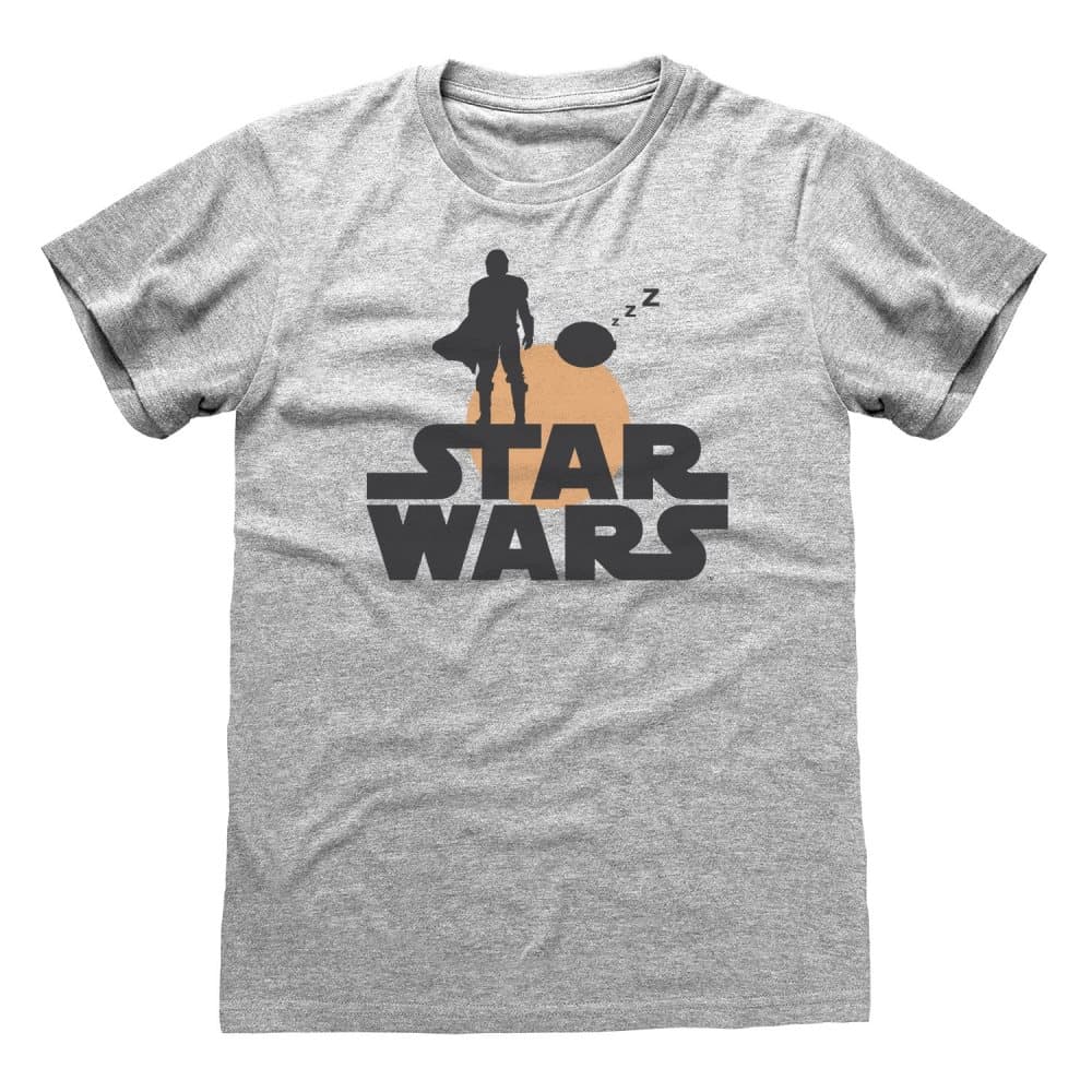 Star Wars: The Mandalorian Unisex Adult Silhouette T-Shirt