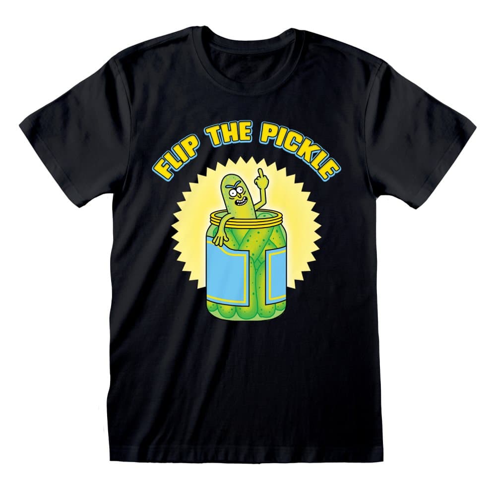 Rick And Morty Unisex Adult Flip The Pickle T-Shirt