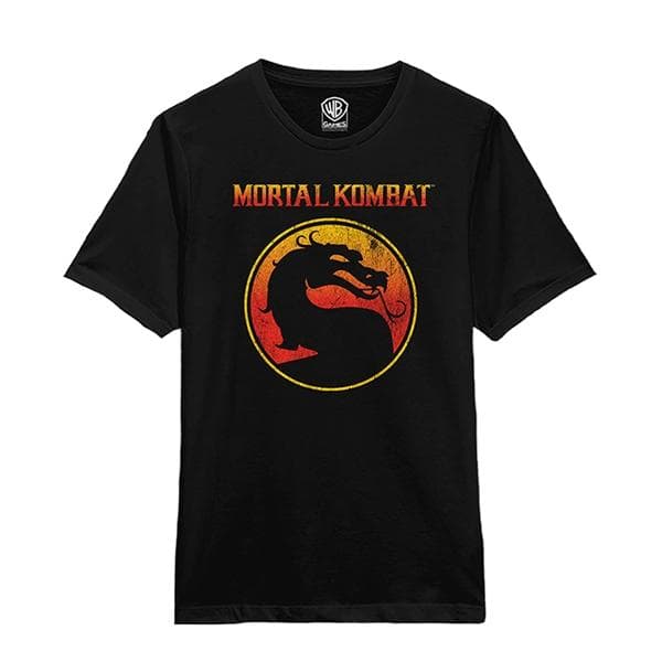 Mortal Kombat Dragon Outline T-Paita