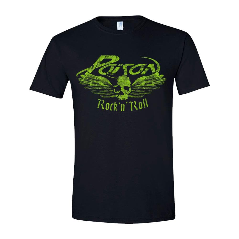 Poison Flying Skull  T-Shirt  T-Paita