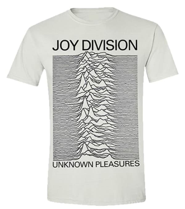 JOY DIVISION - T-SHIRT, UNKNOWN PLEASURES (WHITE) XL