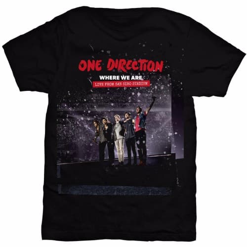 One Direction Ladies Tee: San Siro Movie (X-Large)