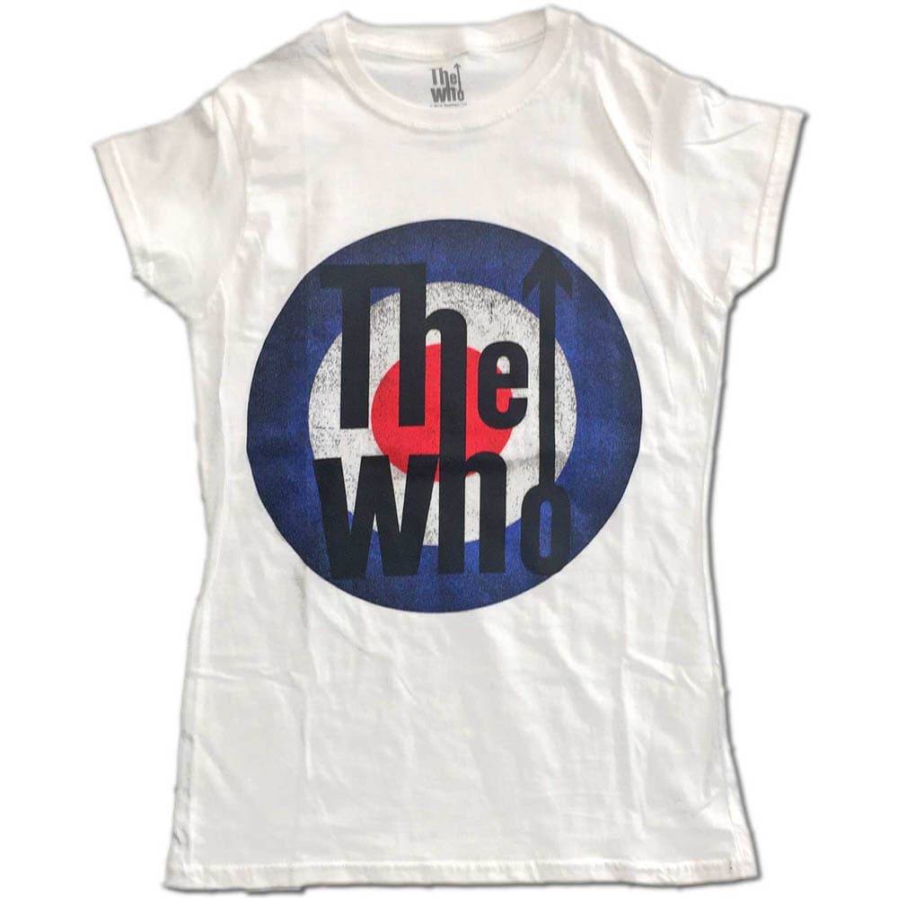 The Who Ladies Tee: Vintage Target (Small)