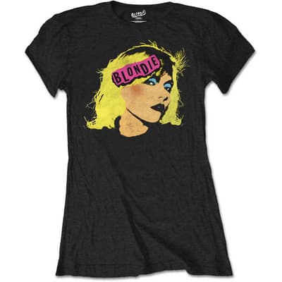 Blondie Ladies T-Shirt: Punk Logo (Medium)