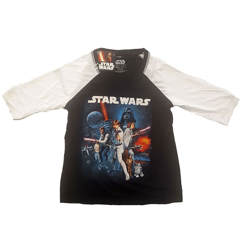 Star Wars Ladies Raglan Tee: Classic (18)