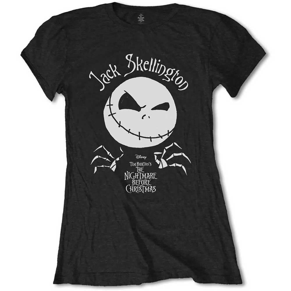 Disney Ladies Tee: The Nightmare Before Christmas Jack Head (Small)