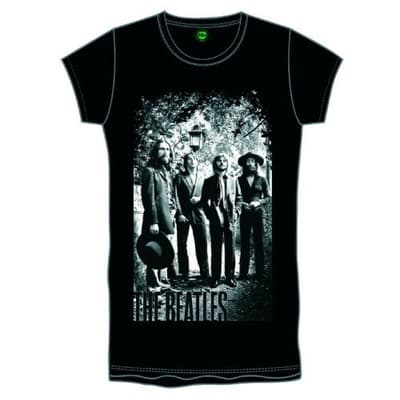 The Beatles Ladies T-Shirt: Tittenhurst Lamppost (Foiled) (Medium)