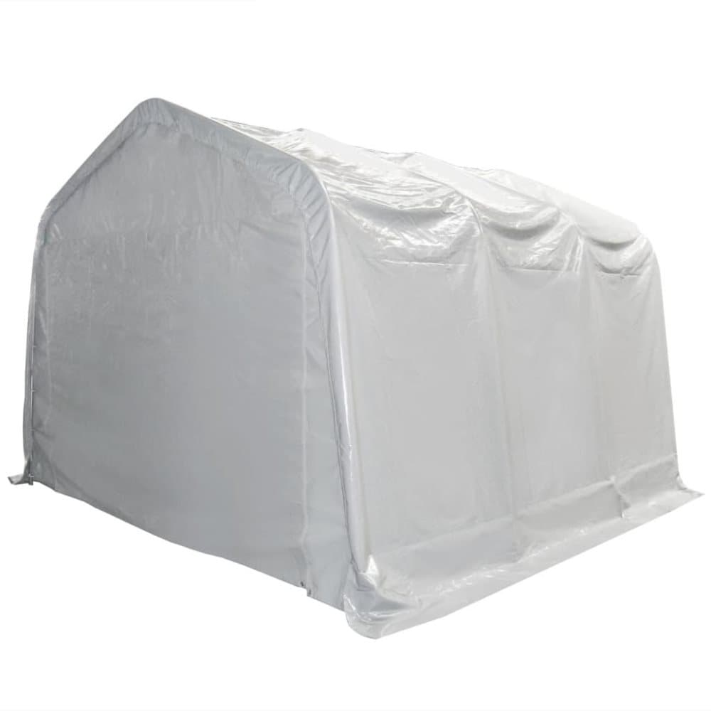 vidaXL Oppbevaringstelt PVC 550 gm² 4x6 m hvit