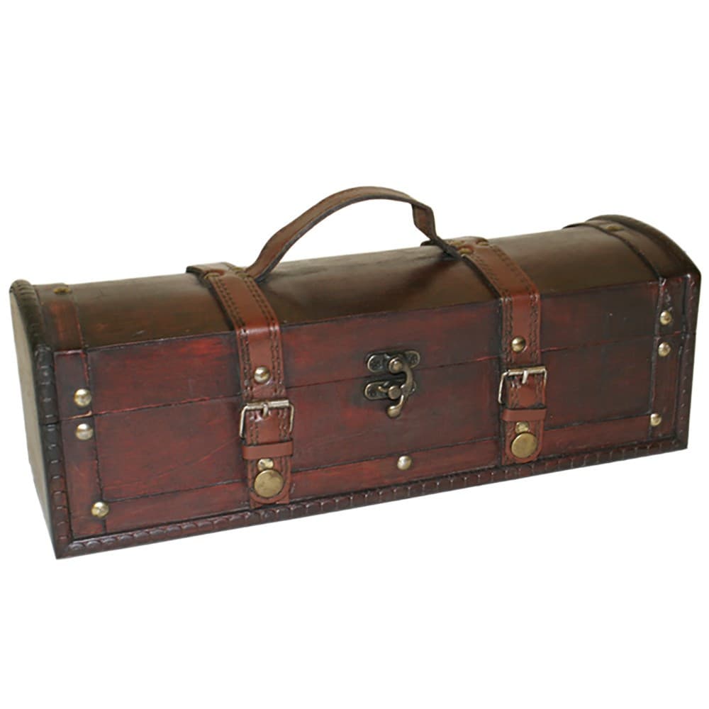Trä Skattkista i vintage stil - 35cm