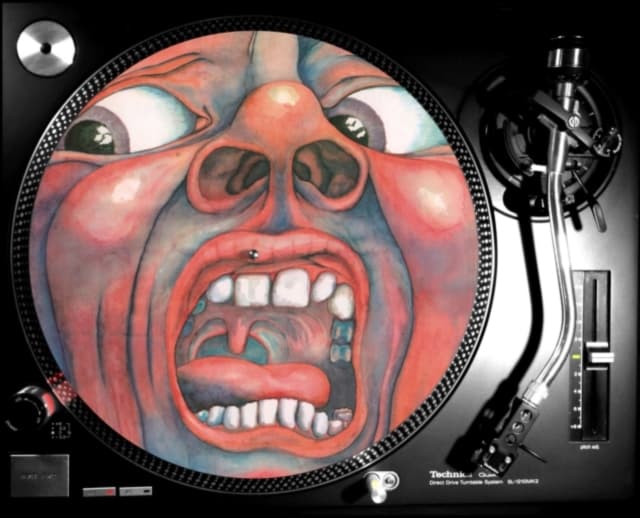Turntable slipmat: King Crimson