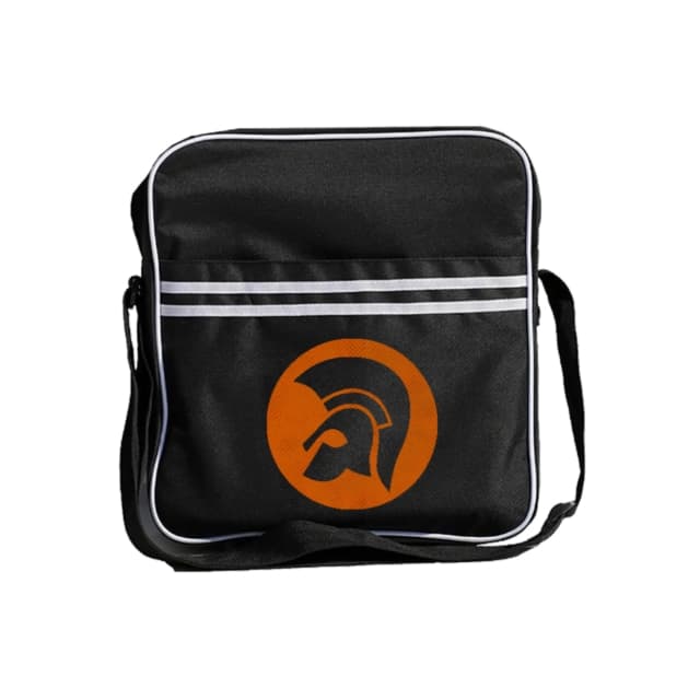 Record bag: Trojan Helmet logo