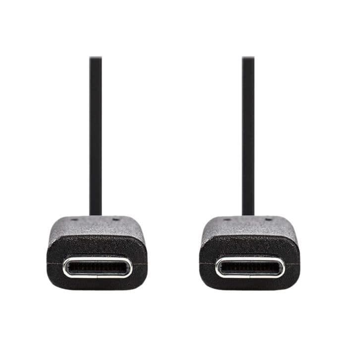 Nedis USB USB-C-kabel med strömförsörjning (P) för USB-C med strömförsörjning (P) USB 3.1 Gen 1 1 m svart