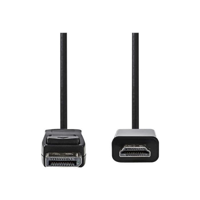 NEDIS DisplayPort - HDMI -kabel - DisplayPort Han - HDMI -stik - 3.0 m - Sort