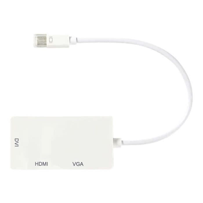 NEDIS Mini DisplayPort Multi Adapterkabel - Mini DisplayPort Han - VGA hun + DVI-D 24 + 1-pin hun + HDMI output - 0,2 m - B