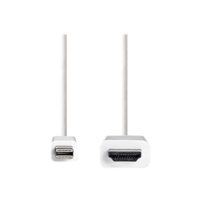 NEDIS Mini DisplayPort - HDMI -kabel - Mini DisplayPort Han - HDMI -stik - 2,0 m - Hvid