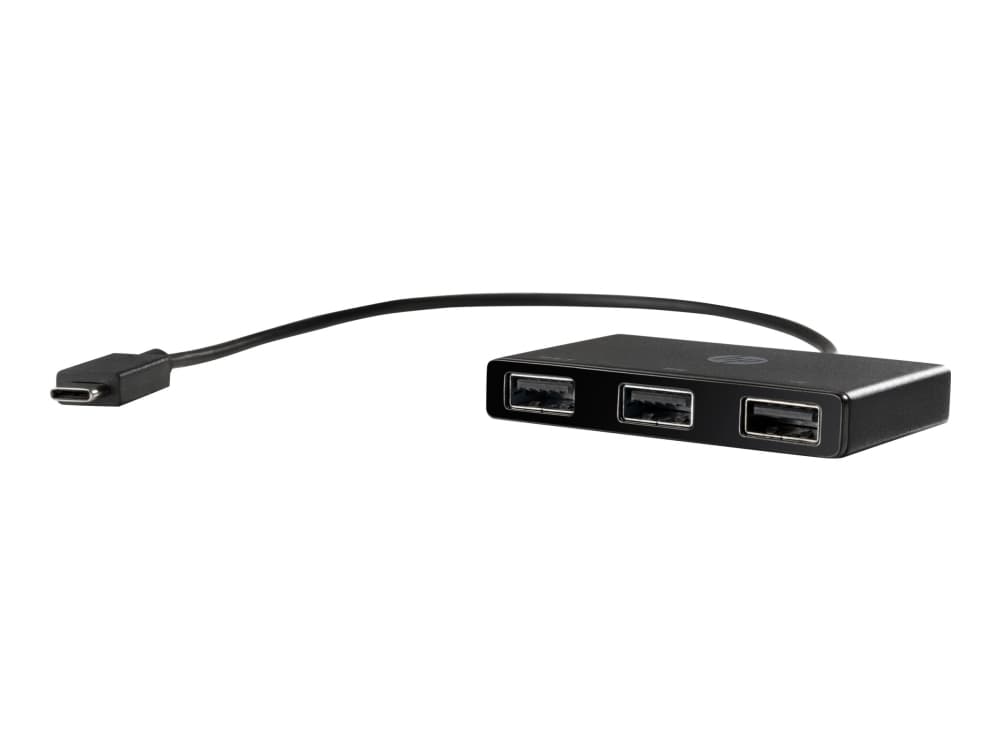 HP USB-C to USB-A - Hub - 1 x SuperSpeed USB 3.0 + 2 x USB - stasjonær - for OMEN Obelisk by HP 875; HP 15; ENVY x360; Pavilion Gaming 15, 690; Spect