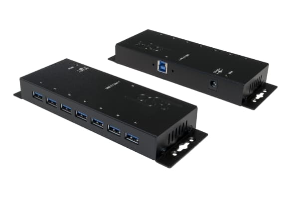 EXSYS EX-1188HMS-2, USB 3.2 Gen 1 (3.1 Gen 1) Type-C, Svart, 12 V, 178,4 mm, 58,5 mm, 23,2 mm