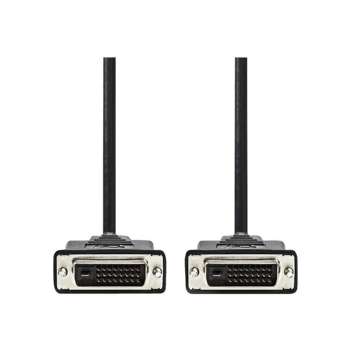 NEDIS DVI-kabel - DVI-D 24 + 1-pins han - DVI-D 24 + 1-pin han - 3.0 m - sort