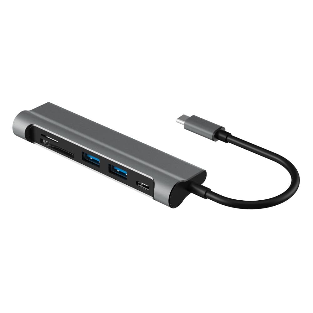 SERO 2xUSB3.0, SD+TF card slot, Type-C til HDMI, PD