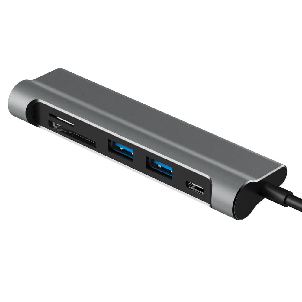 SERO 2xUSB3.0, SD+TF card slot, Type-C til HDMI, PD