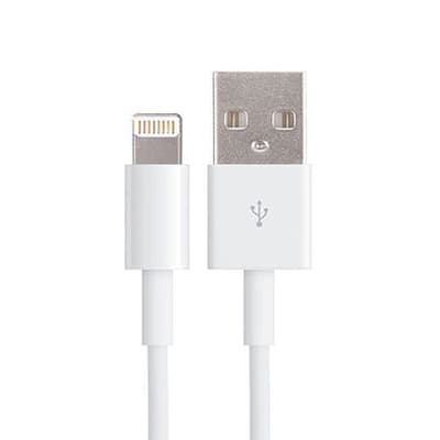 USB - Lightning kabel - Vit