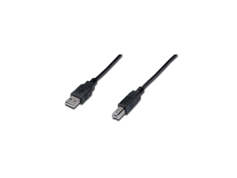 Usb-kabel digitus 2.0, sort, 5 m