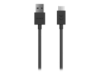 Sony UCB20 - USB-kabel - USB-C (hann) til USB (hann) - USB 2.0 - 12 V - 3 A - 1 m - svart - for Sony XPERIA 1, 10, L2, XA1, XA2, XZ1, XZ2, XZ3