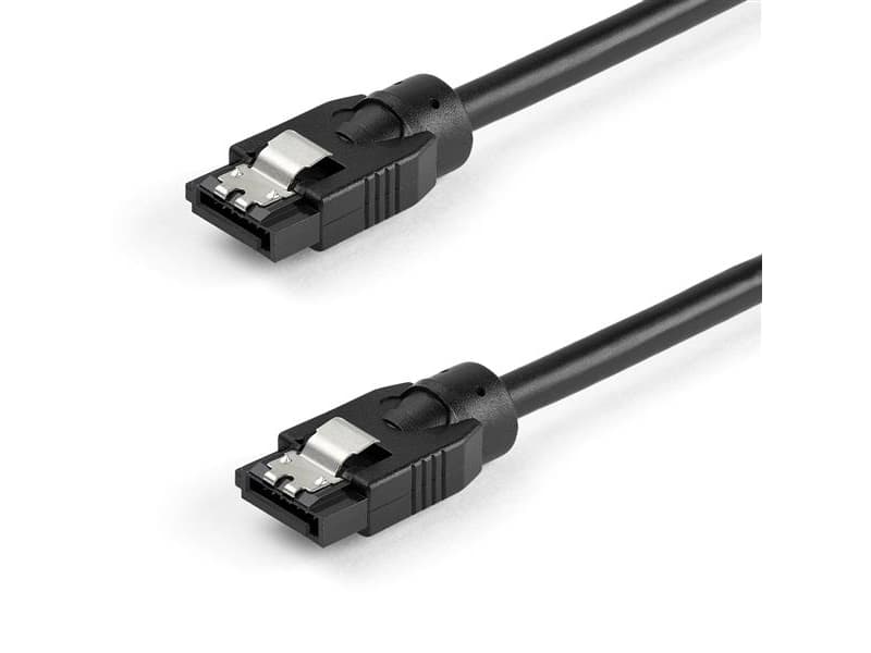StarTech.com SATRD30CM, 0,3 m, SATA III, SATA 7-pin, SATA 7-pin, Hankjønn/hankjønn, Svart