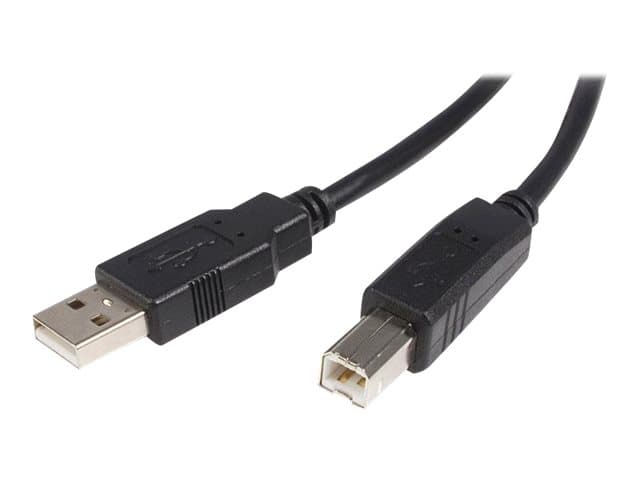 StarTech.com 5m USB 2.0 A to B Cable M/M - USB-kabel - USB (hane) till USB typ B (hane) - USB 2.0 - 5 m - svart