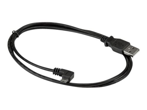Bild av StarTech.com Micro USB-kabel för laddning och synkning M/M - Vänstervinklad Micro USB - 0,05/0,25 mm² - 1 m - USB-kabel - mikro-USB typ B (hane) till