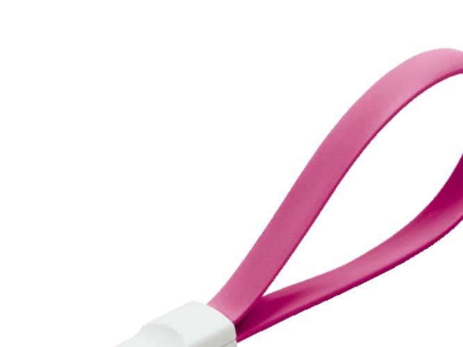 LogiLink USB/Micro USB, USB A, Micro-USB A, 2.0, Hankjønn/hankjønn, 480 Mbit/s, Rosa
