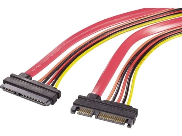Renkforce Hard Drives, Power Extension Cable [1x Sata Combination Plug 7+15pol
