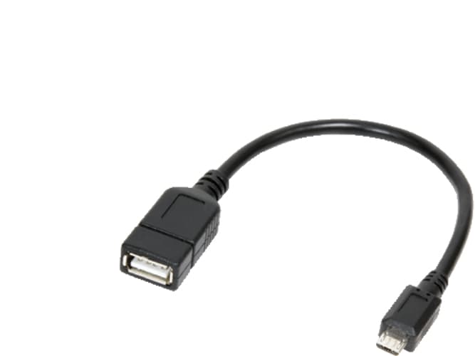 LogiLink AA0035, 0,2 m, Micro-USB B, USB A, 2.0, Hankjønn/hunkjønn, Svart