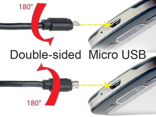 Gembird CCB-USB2-AMMDM-6, 1,8 m, USB A, Micro-USB B, 2.0, Sort