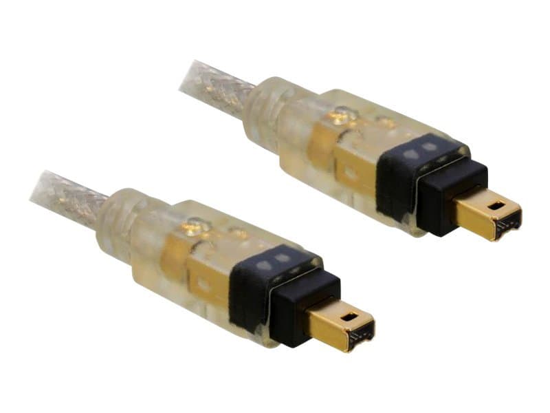 DeLOCK - IEEE 1394-kabel - 4 pin FireWire (hann) til 4 pin FireWire (hann) - 1 m