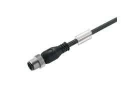 Weidmüller 9456100200, 2 m, SAIL-M12G-4-2.0U, M12, Hane, Guld, 1 styck