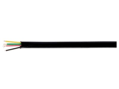 Equip 117006, 100 m, Svart, Polyvinylklorid (PVC)