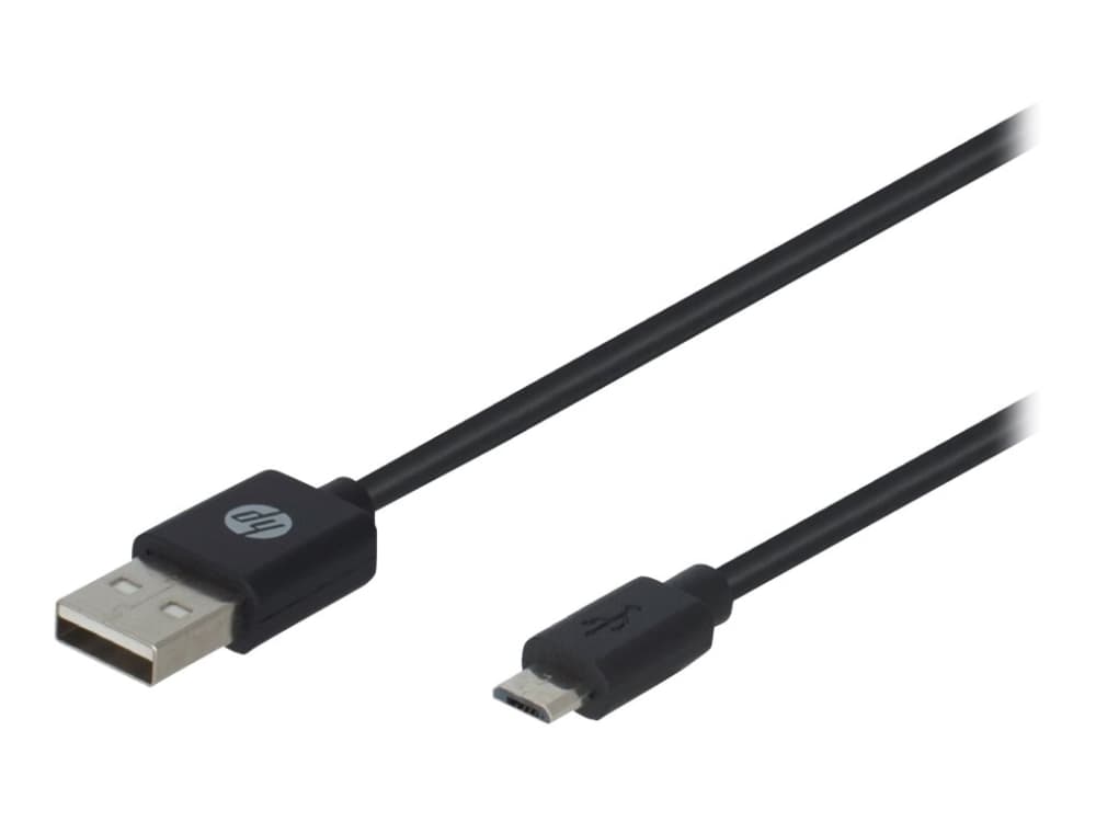 HP - USB-kabel - USB (hann) til Micro-USB type B (hann) - USB 2.0 - 2.5 A - 3 m - Europa