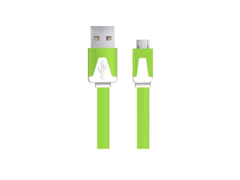 Esperanza EB182G, 1,8 m, USB A, Micro-USB B, 2.0, Grön