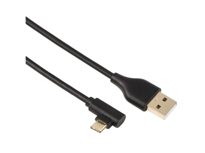 Hama 00135738, 1 m, USB A, USB C, 2.0, Hane/Hane, Svart