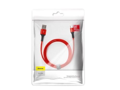 Bild av Baseus Halo Data Cable USB Cable Illuminated Nylon Micro Usb Cable With LED 3a 0.5m Red (camgh-a09)