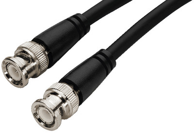 Bild av Monacor BNC-050, 0,5 m, RG59/U, BNC, Hane/Hane, Nickel, Svart