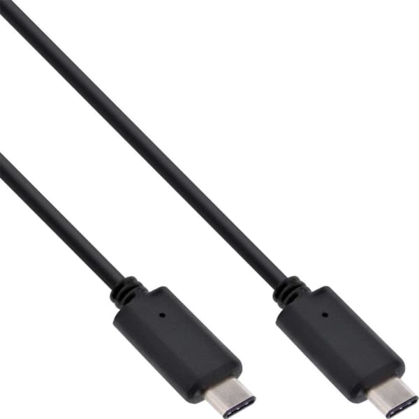 InLine USB C/USB C, 1.5 m, 1,5 m, USB C, USB C, 3.2 Gen 2 (3.1 Gen 2), Hankjønn/hankjønn, Svart