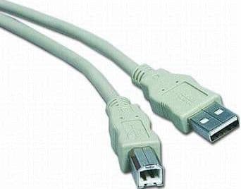 PremiumCord USB-A - USB-B 2 m USB-kaapeli Harmaa (ku2ab2)