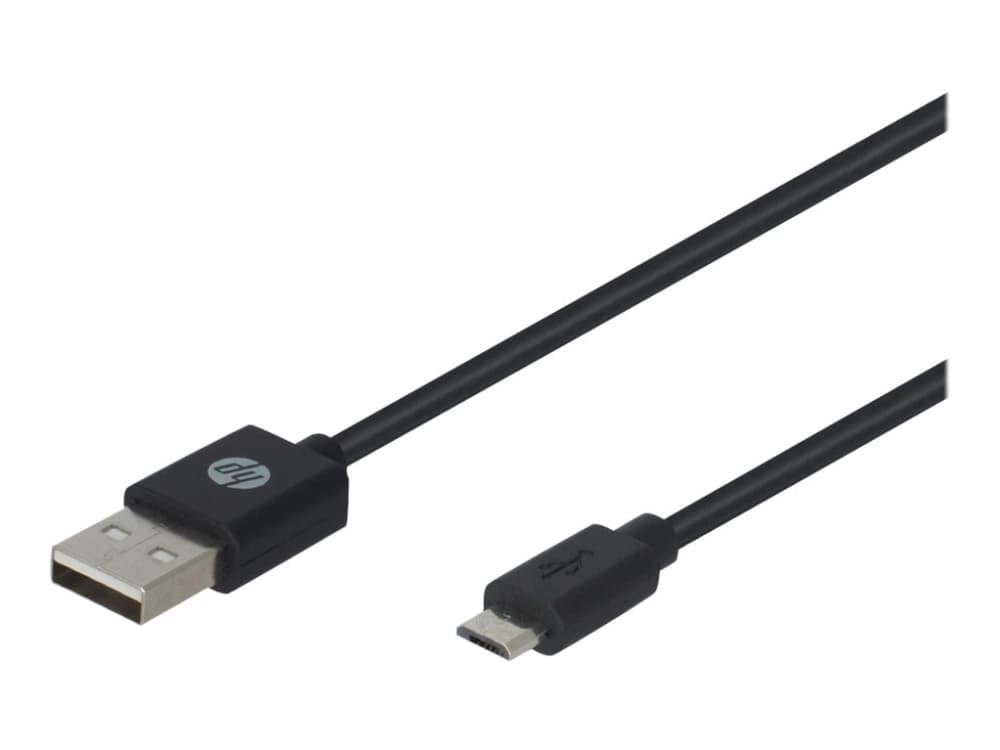 HP - USB-kabel - USB (hann) til Micro-USB type B (hann) - USB 2.0 - 2.5 A - 1 m - Europa