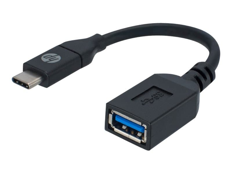 HP - USB-adapter - USB-C (hann) til USB-type A (hunn) - USB 3.0 - 3 A - Europa