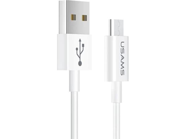 Kabel USB Usams USB-A - microUSB 1 m Biały (63863-uniw)